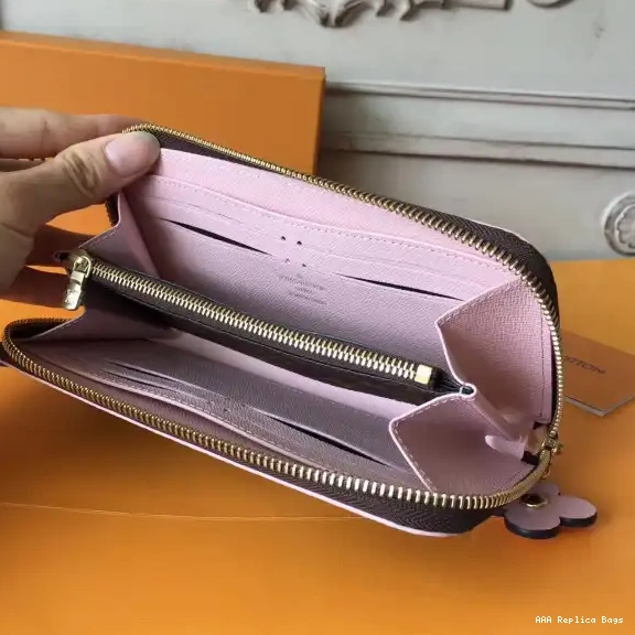 Aaa replica ru Louis wallet Vuitton CLEMENCE 0627